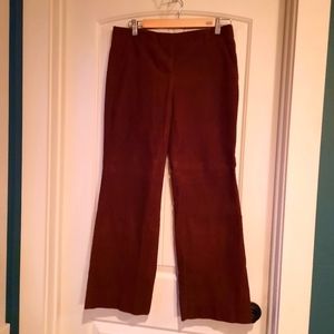 Petite J.Crew Cordury, wide leg pants. Rust brown, size P6
